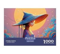 Charming Anime-Style 1000 Piezas Papel Ecológico Rompecabezas Oriental Goddess Imágenes Vibrantes Juego Familiar Puzzle Juego De Desafío Difícil 70x50cm/1000pcs