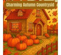 Charming Autumn Countryside Coloring Book for Adults: Relaxing Zentangle Line Art Printable Pages