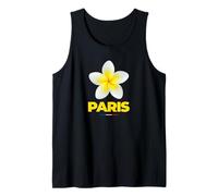 Charming Beauty of Paris France Tropical Flower Frangipani Camiseta sin Mangas