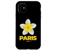 Charming Beauty of Paris France Tropical Flower Frangipani Carcasa para iPhone 11