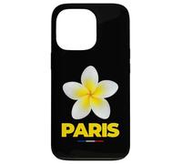 Charming Beauty of Paris France Tropical Flower Frangipani Carcasa para iPhone 13 Pro