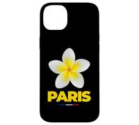 Charming Beauty of Paris France Tropical Flower Frangipani Carcasa para iPhone 14 Plus