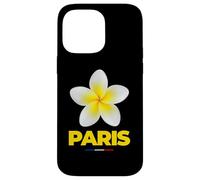 Charming Beauty of Paris France Tropical Flower Frangipani Carcasa para iPhone 14 Pro MAX