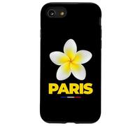 Charming Beauty of Paris France Tropical Flower Frangipani Carcasa para iPhone SE (2020) / 7/8