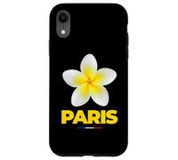 Charming Beauty of Paris France Tropical Flower Frangipani Carcasa para iPhone XR