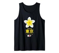Charming Beauty of Tokyo Japan Tropical Flower Frangipani Camiseta sin Mangas
