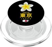 Charming Beauty of Tokyo Japan Tropical Flower Frangipani PopSockets PopGrip para MagSafe
