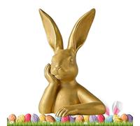 Charming Bunny Figurines - Compact Rabbit Sculpture | Animal Statue for Kitchen Living Room Bedroom, Tabletop Ornament with Cute Expression, Rabbit Figurine, Animal Figurines for Shelf Entryway Party