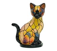 Charming Cat Lamp - LED Resin Nightlight for Nursery | Classic 3D Style with Soft Illumination, Artistic Home Decor Piece, Atmosphere Enhancer, Living Room Desk Christmas Party Bar