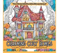 Charming Cozy Homes-"Creative Adult and Teen Coloring Book": "The Ultimate Journey to Relaxation and Mindfulness" ("Fantastical Homes: A Coloring Book Collection")