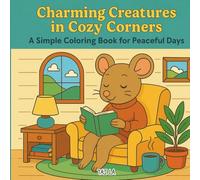 Charming Creatures in Cozy Corners: A Simple Coloring Book for Peaceful Days