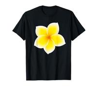 Charming Cute Tropical Flower Frangipani Yellow Flower Camiseta
