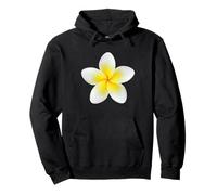 Charming Cute Tropical Flower Frangipani Yellow Flower Sudadera con Capucha