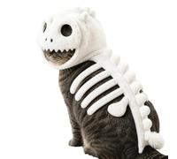 Charming Dinosaurs Skeleton Cat Costume Glowing Halloween Cosplay Outfits