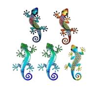 Charming Garden Addition: This gecko wall art revitalizes outdoor walls a