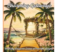 Charming Getaways : Tranquil Forest Scenes, Cozy Retreats, Relaxing Lakeside Views, and Charming Scenic Hideaways: Beautiful Cabin Scenes, Cozy ... Escapes for Relaxation and Mindful Coloring