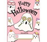 Charming Ghostly Notebook: Adorable 8.5x11 Journal with Fun Games and Puzzles | Perfect for Kids and Halloween Enthusiasts