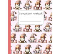 Charming Gnome Pattern Composition Notebook for Notes and Ideas: A Cute and Whimsical Journal for Students, Writers, and Gnome Lovers for School, Work, or Creative Writing