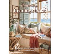 Charming Reading Nooks: A Grayscale Coloring Book of Cozy Interiors: 45 Coloring Pages for Bookworms and Bibliphiles | Adult Relaxation and Mindfulness
