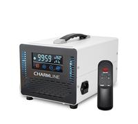 Charmline Generador de Ozono Hogar 20000mg/h con Control Remoto,Ozono Hogar Purificador de Aire para 500m², Maquina Ozono para Coche/Apartamento/Baño/Cocina/Habitación de Animales, Blanco