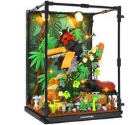Charmofun Bloques de Construcción de Botanical de Insectos con Luces LED, Juego de Construcción de Insectos para niños 8 9 10 11 12+ años, Juguetes de Bloques Regalos para niños y niñas