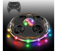 Charmofun Mini Drone para Niños, Dron para Principiantes UFO 360°, RC Quadcopter con Luces, Modo sin Cabeza, Drones RC Helicopteros con 3 Baterías Regalo Para Niño y Niñas (Negro)