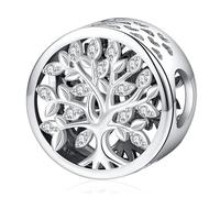 Charms Arbre de vie, Charms de plata de ley 925 para Pandora, Abalorios Pandora para Pulseras Europeas, Regalos para mamá mujer niña