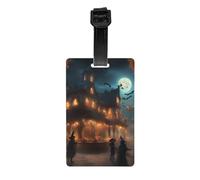 Charms de equipaje para fiestas de carnaval de Halloween para maletas etiquetas de identificación duraderas para bolsas fáciles de reconocer bolsas esenciales para viajar