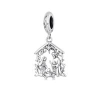 Charms para pulseras Pandora, plata de ley 925, colgante de barra medicinal, colgante para mujer