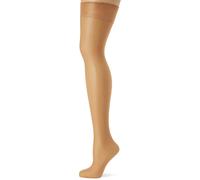 CHARNOS 1pp Ultra Sheer Stockings Tan-Large Medias Autoadhesivas, 10 DEN, Beige (Bronceado Natural), L para Mujer