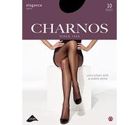 Charnos Elegance Visone - Medias de 10 denier extra grandes