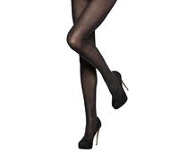 Charnos Mallas de algodón para mujer, color negro, talla S-M, Negro, S-M