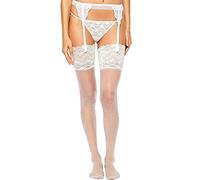 Charnos Medias de sujeción para mujer, Marfil (Ivory 207), L