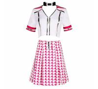 Charous Disfraz de anime Game Persona 5 Cosplay Kujikawa Rise, falda plisada de marinero JK utilizada para manga y regalo de cosplay