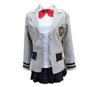 Charous Disfraz de anime Tokyo Ghoul para cosplay, Touka Kirishima, conjunto de falda escolar utilizado para festivales, cosplay o regalo para amantes del anime.