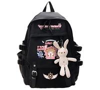 Charous Mochila De Dibujos Animados De Nailon Negro Anime Card Captor Sakura, Mochila Escolar Impermeable De Moda,negro-3,L