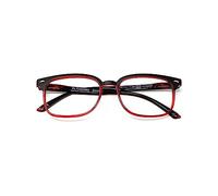 CHARRO Gafas de Lectura Hawaii Negro-Rojo +2,50