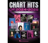 Éxitos 2024-2025 – 14 arreglos para piano, voz y acordes de guitarra – Hal Leonard