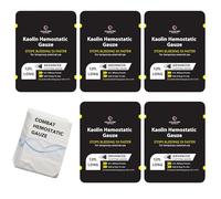 Charter Tactical First Aid Advanced - Combate de coagulación rápida - Hemostático flexible - Kit para detener el sangrado Embalaje más rápido de heridas con coagulación rápida médica - Suministros de