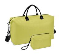Chartreuse - Bolsa de viaje grande con bolsa de aseo para yoga, gran capacidad