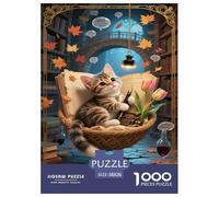Chartreux1000 Pieza Puzzleanimal Rompecabezas Coloridos Juguetes Desafiantes para Adultos Y Niños +14 Años Decoración Hogar38x26cm/1000pcs