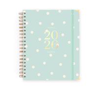 CHARUCA Agenda Versión Anual Semana Vista (Ene-2026 a Dic-2026) | Tapa Dura, 200 Pág. Papel 120 Grs| Grande 25.4x22 cms, (MINT) Hecha en España con amor y sin prisas.