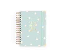 CHARUCA Agenda Versión Anual Vista diaria (de ene-2026 a dic-2026) |Tapa Dura, 200 Pág. | Mediana, 20x17 cms. (MINT) Papel 90 grs. Hecha en España con amor y sin prisas.