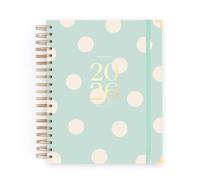 CHARUCA Agenda Versión Anual Vista Diaria (Ene-2026 Dic- 2026) | Tapa Dura, 388 Pág. | Grande, 25,4x22 cms. Certificado FSC (MINT) Papel 90 grs. Hecha en España con amor y sin prisas.