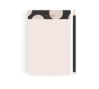 CHARUCA - Bloc de Notas con Vista Diaria en Papel de 100 gramos | Cuaderno de Notas A6 con Todo tu Día a la Vista y en Orden - 60 Hojas, Dimensiones 15 x 10 cms (Black)