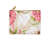 CHARUCA Estuche Portatodo Saffiano - con Cremallera y Detalles Dorados - 21,6 x 18 cm - Portatodo - Neceser Chic - Combinalo con tu Agenda - Hecho con Amor (Edén)