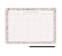 CHARUCA - Planificador Charuca Mensual A4 Minimalista | Tu Mes a la Vista y en Orden con 60 Hojas a Todo Color Tamaño A4, 29.7x21 cms (Flor Minimal)