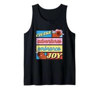 Chase Adventures Embrace Joy - Linda motivación Capibara Camiseta sin Mangas