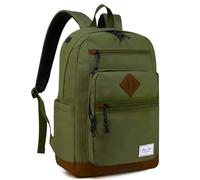 Chase Chic Mochila Escolar Adolescente, Casual Mochilas Hombre Mujer 15.6 Pulgadas Backpack Colegio Adolescentes Chico Chica Niño Niña para Instituto Universidad Viaje Trabajo School, Verde Militar