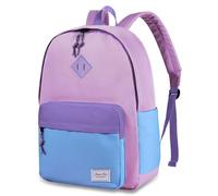 Chase Chic Mochilas Escolares, 18 Litros Mochila Niño Niña 8-12 Años Mochila Instituto para Infantil Colegio Adolescente, Verde Bosque con Azul